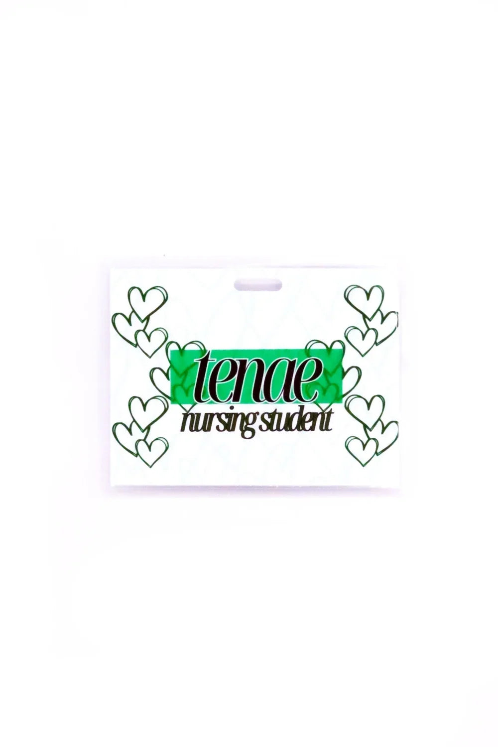 Green Hearts Badge Buddy