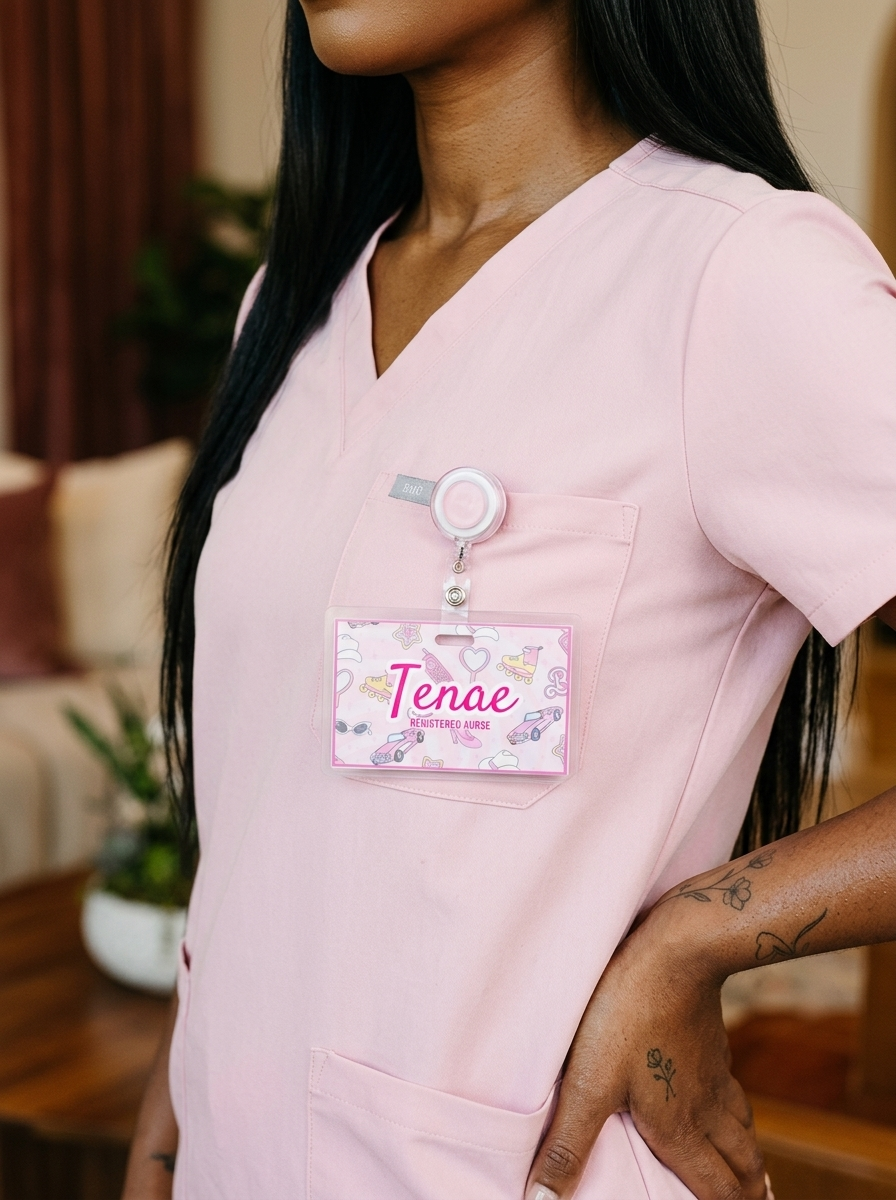 She's a Girly Girl Badge Buddy